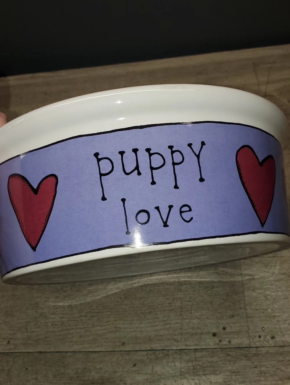 Large stonewear dog bowl 